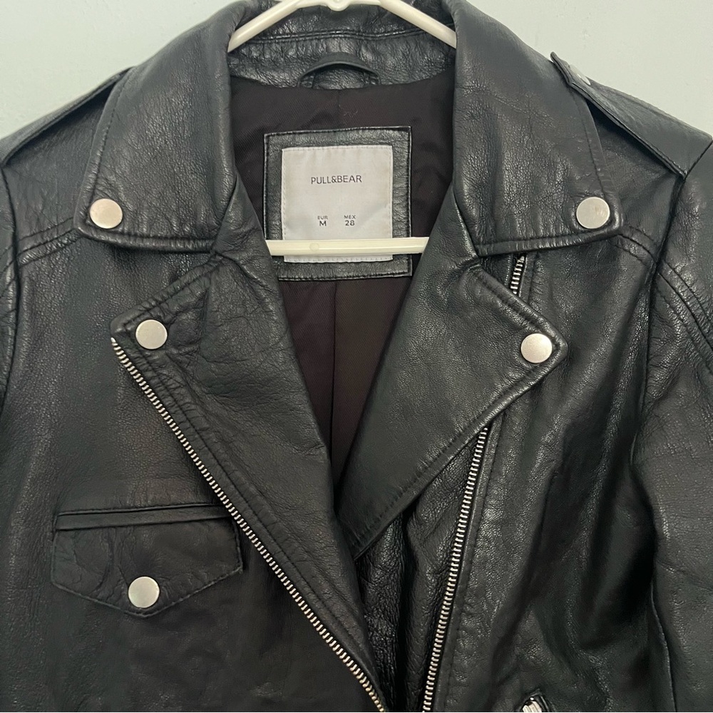Pull & Bear Leather Moto Jacket - image 2